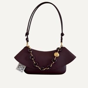 Size Medium - Loewe Women's Ola Shoulder Bag Smooth Calfskin